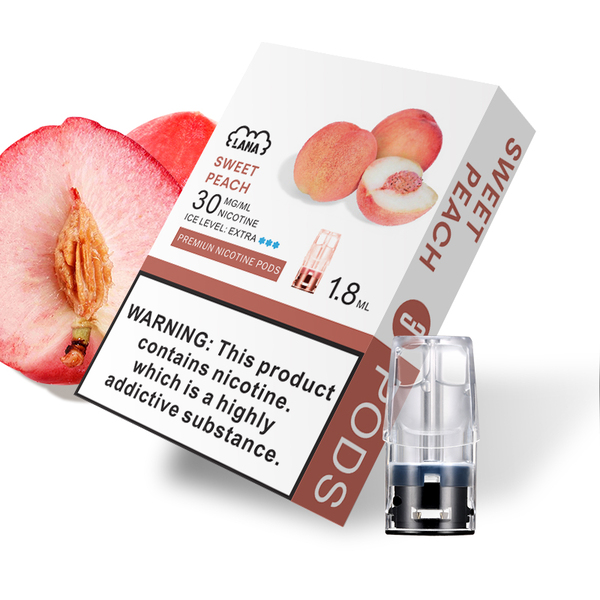 水蜜桃味 LANA 發光煙彈通用悅刻一代 通配 VEEX SP2S RELX 煙